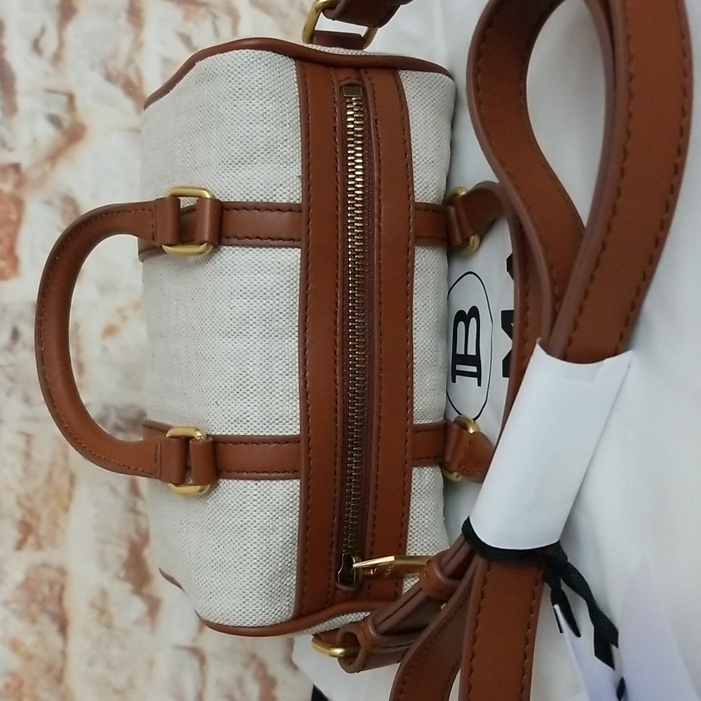 New BALMAIN B-Army Boston 20 Canvas Monogram Bag - Picture 8 of 12